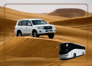 Exhilarating dune bashing adventure in Dubai's desert landscape